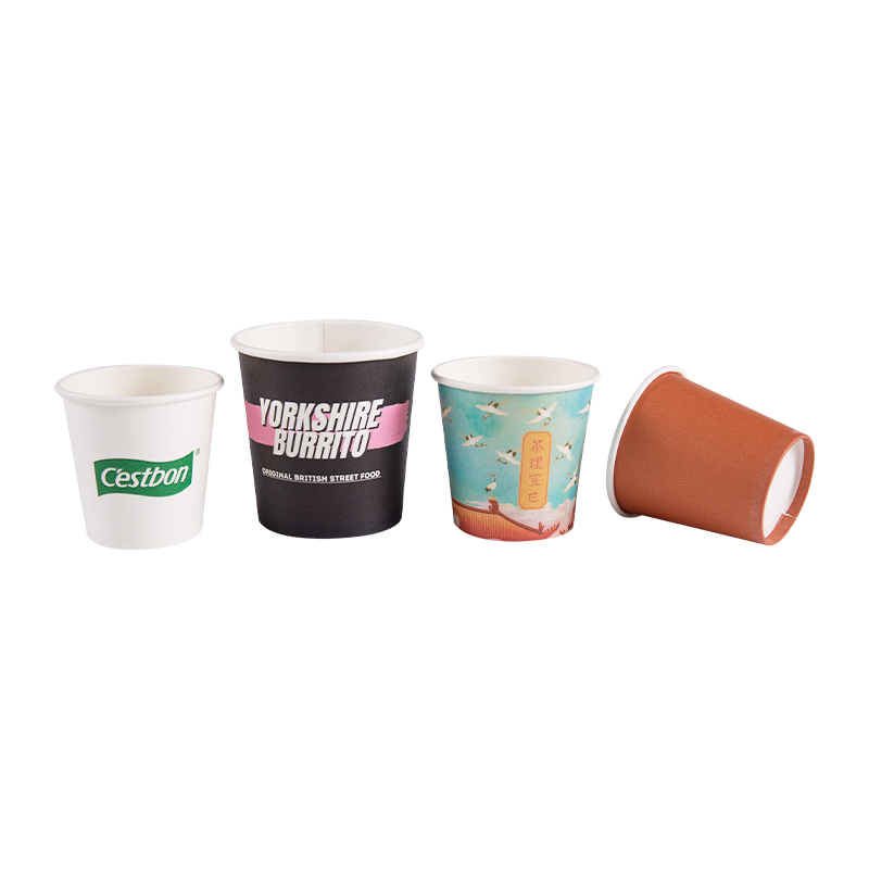 Tasse de papier de café imprimée empilable jetable